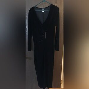 Chic Black Long Sleeve Dress